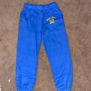 blue west coast sweatpants